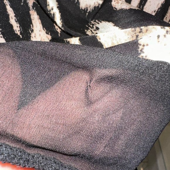 Lily Morgan Leopard Tiger Animal Print Top - Picture 6 of 6